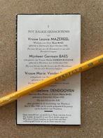 OORLOG  31 MEI 1940 Duits Bombardement Houthem Veurne 4doden, Ophalen of Verzenden, Bidprentje