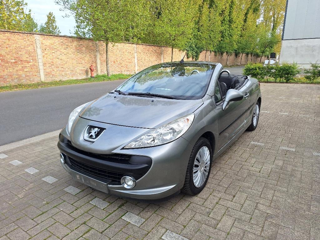 Peugeot 207cc 1.6i | 100dkm | Airco, Auto's, Voorwielaandrijving, 4 zetels, Stof, Zwart