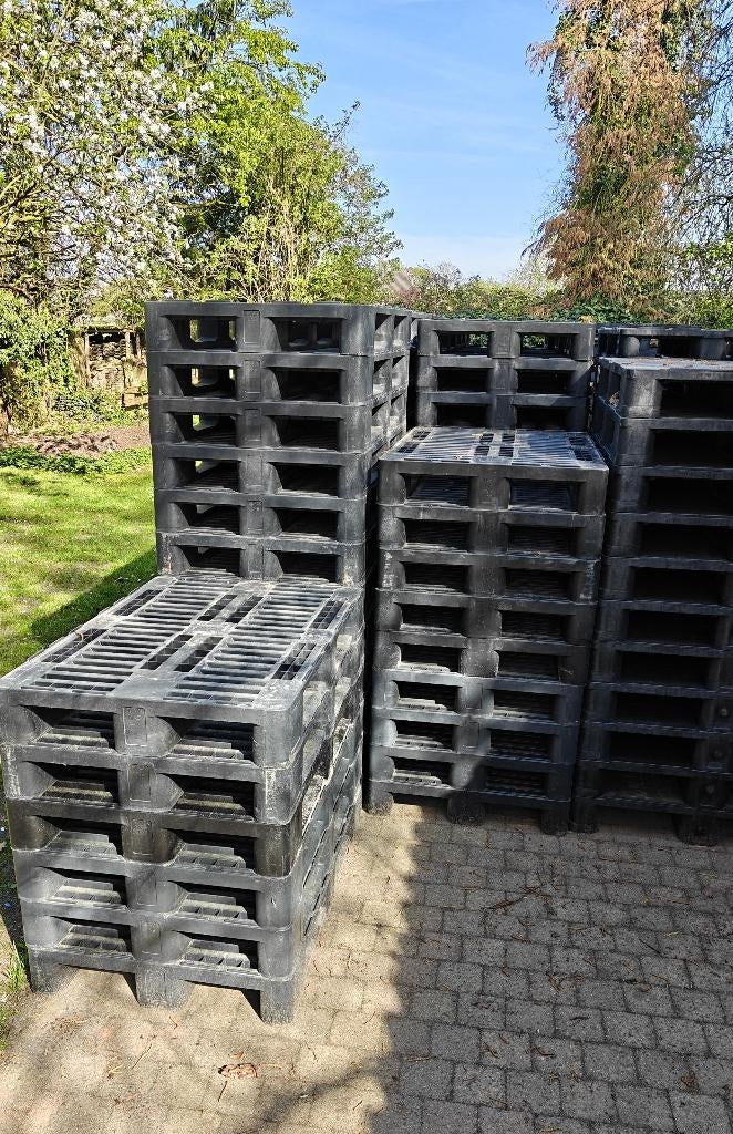 Stevige kunststof paletten, Enlèvement, Utilisé