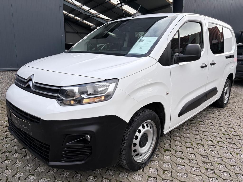 Citroën Berlingo 1,5 HDI - Dubbele cabine - 13140€+btw, Voorwielaandrijving, Stof, Gebruikt, 4 cilinders