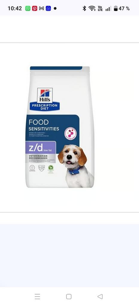 3 kg- Hill's Prescription Diet z/d Low Fat, Ophalen of Verzenden