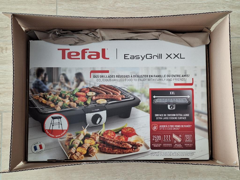 Barbecue TEFAL EasyGrill XXL – NEUF ! ️, Jardin & Terrasse, Barbecues électriques, Neuf, Enlèvement ou Envoi