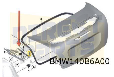 Mini (9/06-3/14) (R55/R56/R57/R58/R59) Roadster Gasveer acht, Auto-onderdelen, Carrosserie, Mini, Nieuw, Verzenden