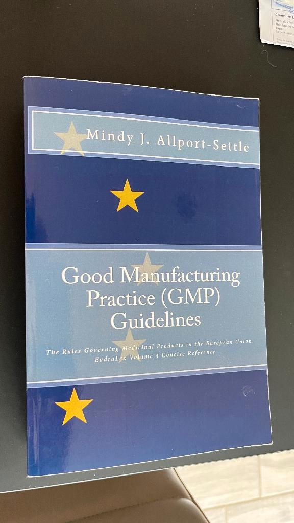 Good Manufacturing Practice (GMP) Guidelines, Livres, Livres d'étude & Cours, Comme neuf, Ne s'applique pas, Enlèvement ou Envoi