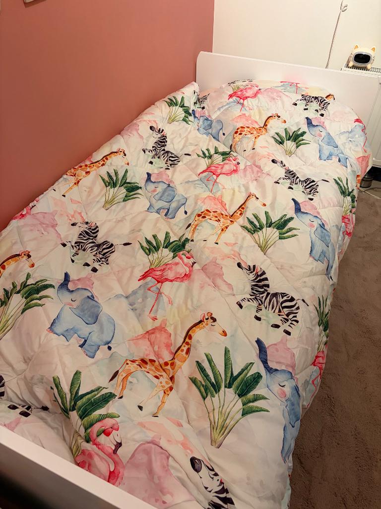 Meegroeibed, Enfants & Bébés, Chambre d'enfant | Lits, Comme neuf, 180 cm ou plus, 85 à 100 cm, Sommier à lattes, Enlèvement