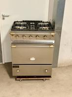 Rvs Lacanche Gasfornuis met Gasoven, Ophalen, 4 kookzones, Gas, 45 tot 60 cm