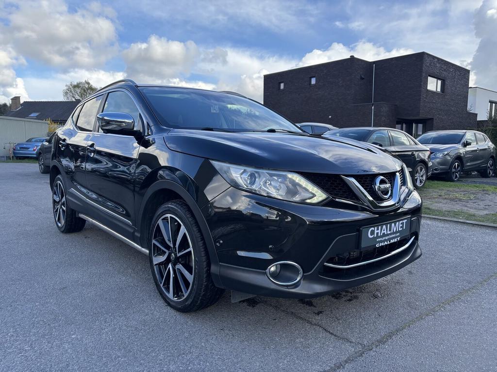 Nissan Qashqai 1.2DIG-T 115 CVT TEKNA + GLASS ROOF / GARANT, Auto's, Nissan, 0 cilinders, Zwart, Bedrijf, SUV of Terreinwagen