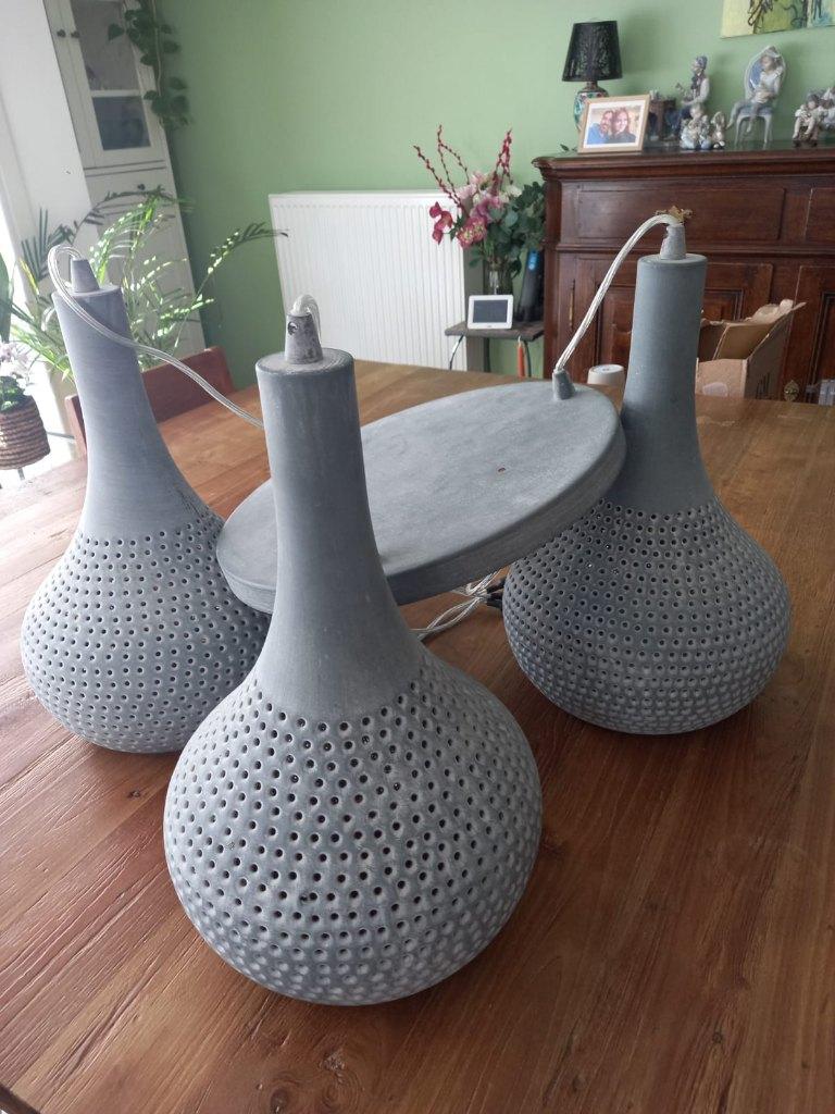 hanglamp, Maison & Meubles, Lampes | Suspensions, Comme neuf, Métal, Enlèvement