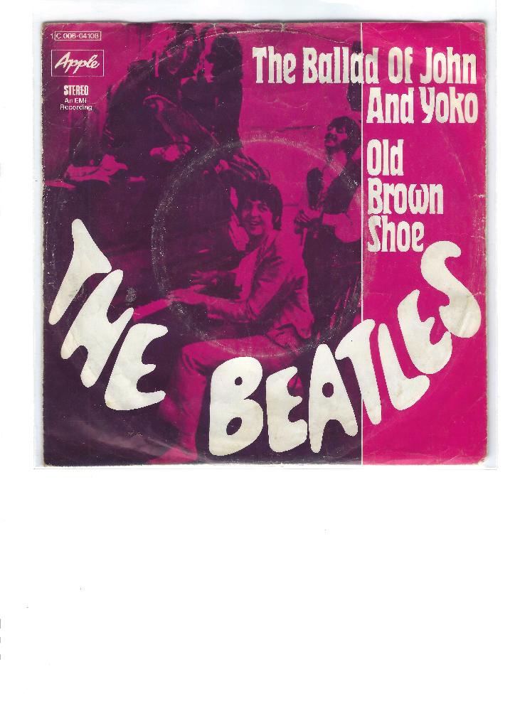 THE BEATLES 7" The ballad of John and Yoko, Cd's en Dvd's, Vinyl Singles, Ophalen of Verzenden