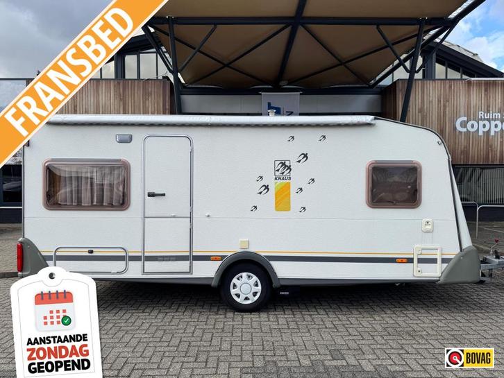 Knaus Sudwind 500 FU 2003 MOVER + NIEUWE TENT, Caravans en Kamperen, Caravans, tot en met 4, 1000 - 1250 kg, Rondzit, Knaus, Lengtebed