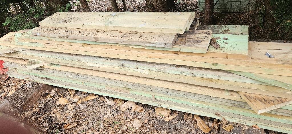 Balken 21,5 x 3,5, 25 tot 50 mm, Zo goed als nieuw, 250 tot 300 cm, Balk