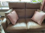 2 lederen zetels, Ophalen, Gebruikt, Vierpersoons of meer, Rechte bank