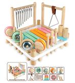 Houten muziekcentrum groot pastelkleuren, Ophalen of Verzenden, Nieuw, Overige typen