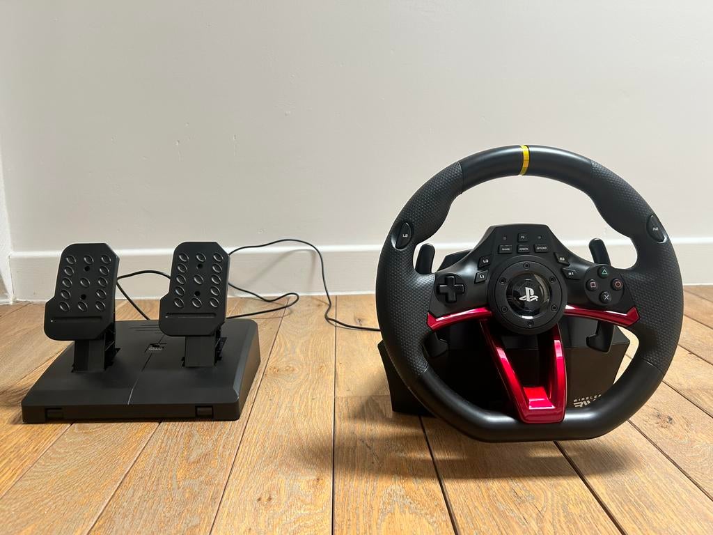 Draadloos racing stuur + pedalen, Ophalen, Zo goed als nieuw