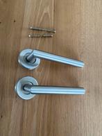 Deurklink inox-look, Ophalen, Zo goed als nieuw, Inox