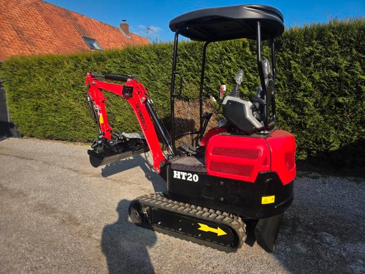 Mini pelle 2 tonne, Zakelijke goederen, Machines en Bouw | Tuin, Park en Bosbouw, Ophalen of Verzenden