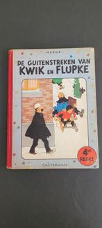 De guitenstreken van Kwik en Flupke cover tweetalig, Boeken, Gelezen, Eén stripboek, Ophalen of Verzenden, Herge