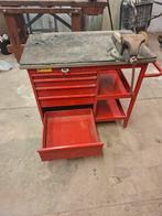 Werkbank met bankschroef, Doe-het-zelf en Bouw, Werkbanken, Ophalen, Bankschroef