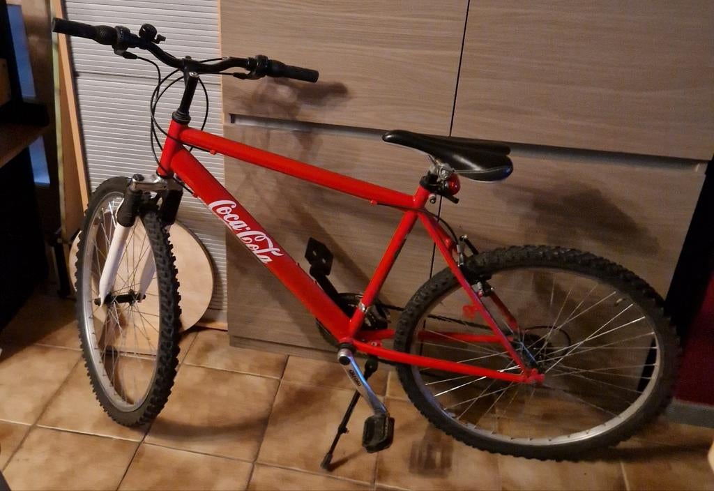 Fiets coca cola, Ophalen