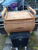 Vintage petit coffre malle en rotin, Maison & Meubles, Enlèvement