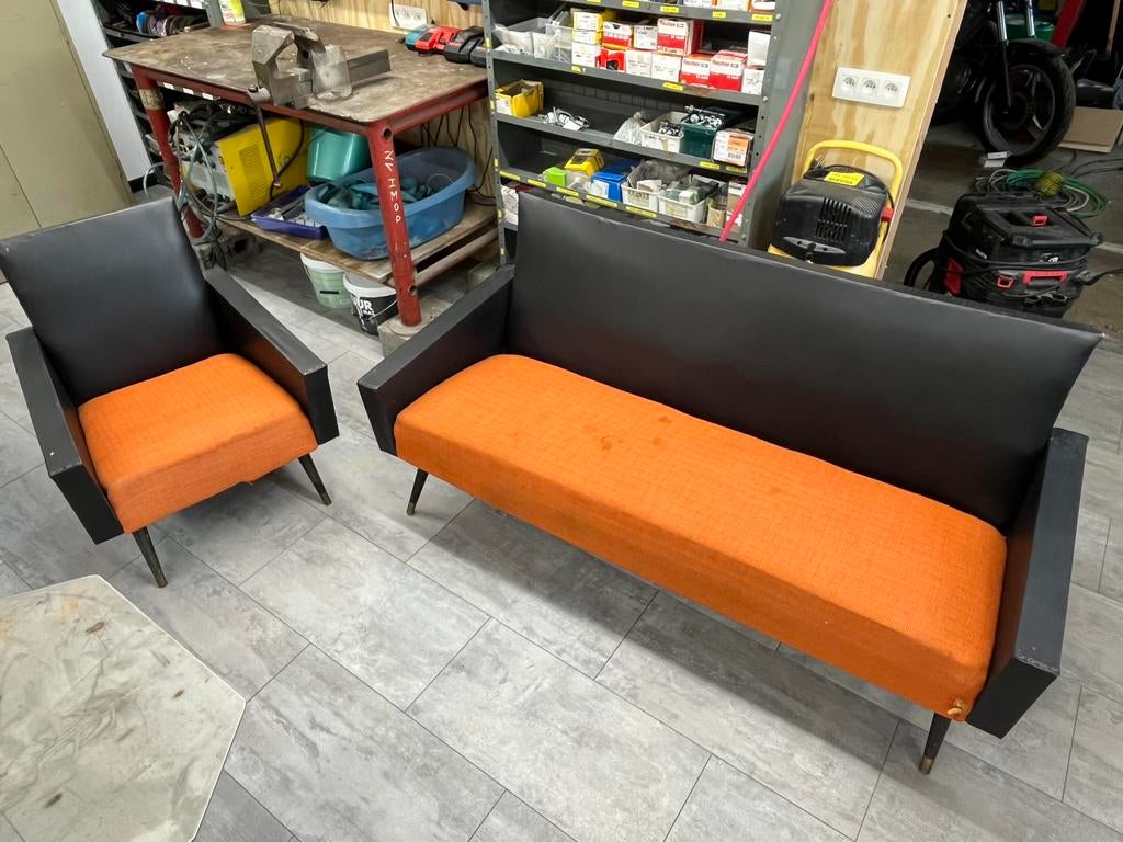 Vintage jaren 70 zetels, Ophalen, Gebruikt