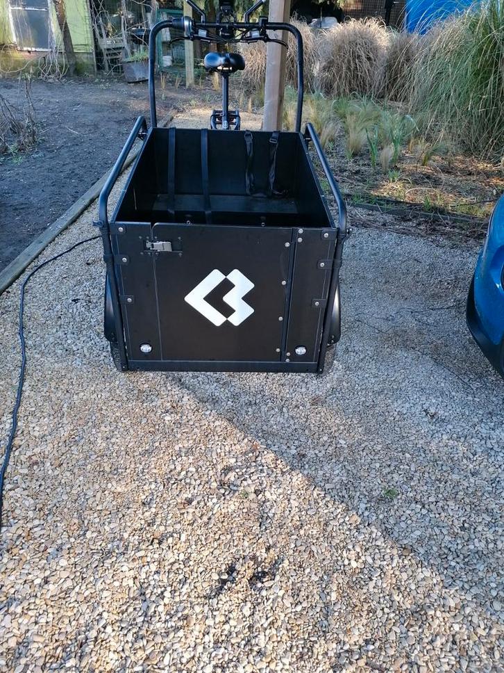 Bakfiets Bimas e-Cargo 3.3 premium MET deurtje vooraan., Fietsen en Brommers, Fietsen | Bakfietsen, Ophalen