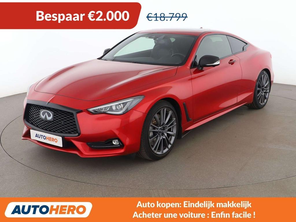 Infiniti Q60 2.0 Turbo Sport Tech (automatique), Autos, Infiniti, Achat, 155 kW, Noir, 2 portes
