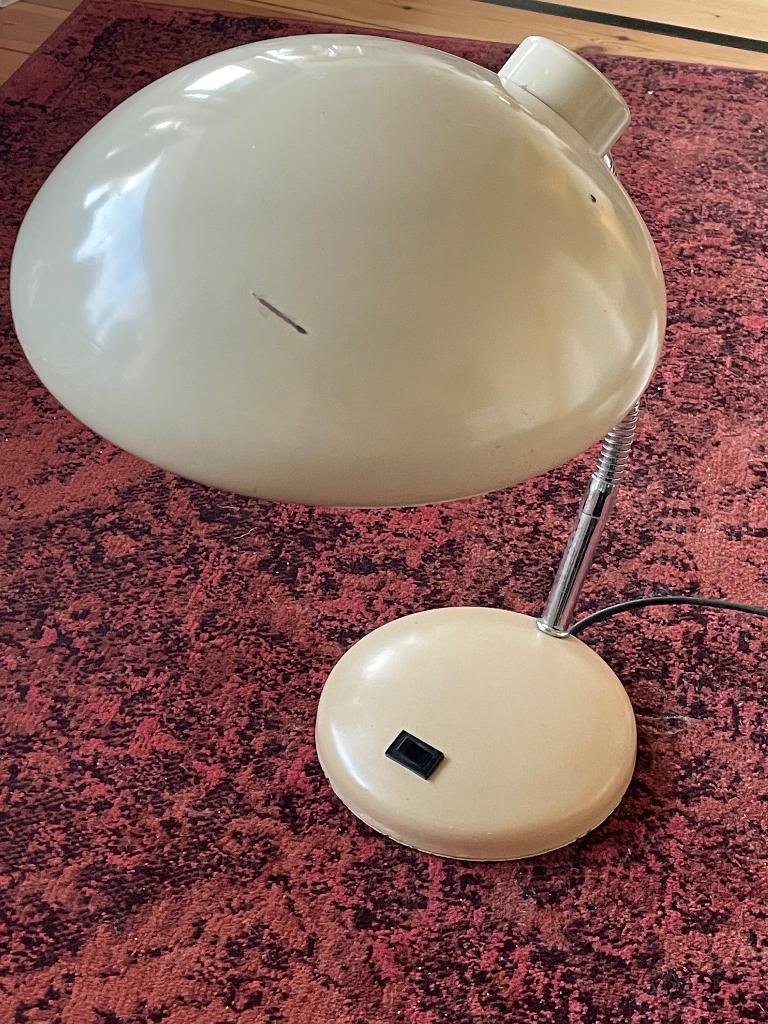 Lampe de table vintage, Enlèvement, Utilisé, Métal, Moins de 50 cm