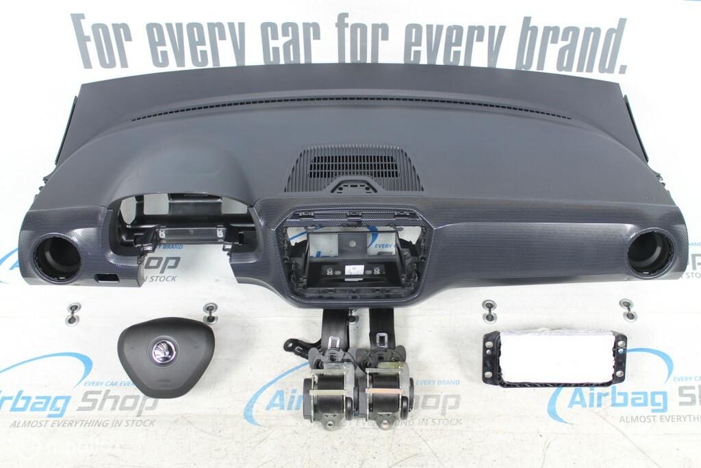 Airbag set Dashboard carbon Skoda Citigo facelift 2016-heden, Gebruikt, Ophalen of Verzenden