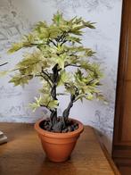 Plante artificielle type bonsaï, Maison & Meubles, En pot, Plante verte, Enlèvement ou Envoi, Moins de 100 cm