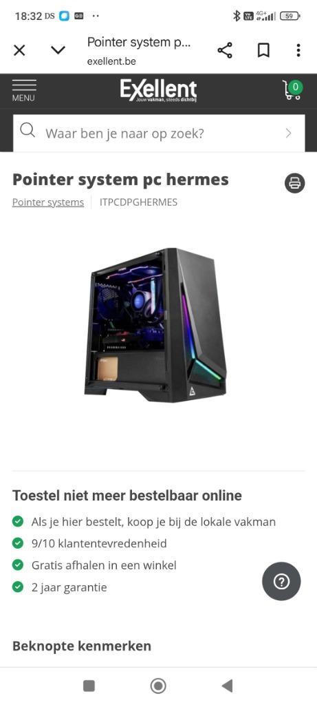 Game pc, Computers en Software, Desktop Pc's, Zo goed als nieuw, SSD, 16 GB, Met videokaart, Gaming, Ophalen