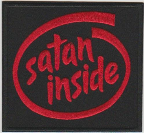Satan Inside stoffen opstrijk patch embleem, Motos, Accessoires | Autocollants, Envoi