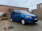 Volkswagen Caddy 2.0 benzine cng, 102.000 kilometers, 2012, Auto's, Euro 5, Monovolume, Blauw, 7 zetels