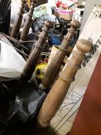 Pied et tête de lit de style en chêne tourné, Antiquités & Art, Enlèvement