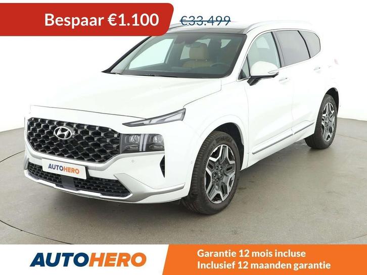 Hyundai Santa Fe 1.6 T-GDI Hybrid Prime 4WD (bj 2021), Auto's, Hyundai, Te koop, Santa Fe, 360° camera, 4x4, ABS, Achteruitrijcamera