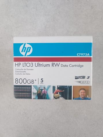 Cartouche de données HP LTO3 Ultrium RW (lot de 5) 800 Go, Enlèvement ou Envoi, Neuf, Cartridge