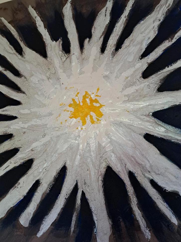 1 Groot 130 Cm Abstract Schilderij Van Robert Van De Linden, Antiquités & Art, Art | Peinture | Abstraite, Enlèvement