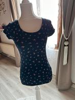 T-shirt, Kleding | Dames, Topjes, Blauw, C&a, Zo goed als nieuw, Maat 36 (S)