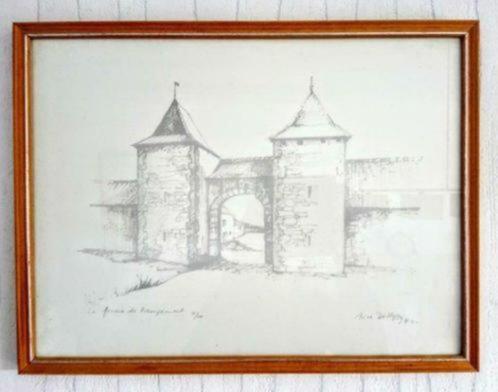 3 lithographies numérotées d'Anne Delfosse, Antiek en Kunst, Kunst | Litho's en Zeefdrukken, Ophalen