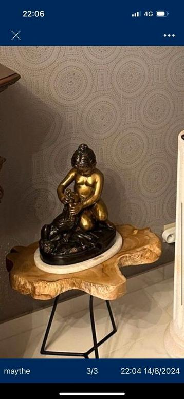 PRACHTIG BRONZEN BEELD, Ophalen
