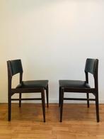 Chaises de salle à manger vintage en bois 5 pièces, Vintage, Brun, Enlèvement, Bois