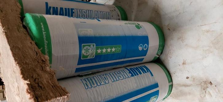 Isolatie Knauff Nieuw!! 4 rollen weg dr einde dakwerken, Doe-het-zelf en Bouw, Overige Doe-Het-Zelf en Bouw, Nieuw, Ophalen