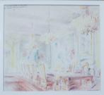 Nestor Cambier (1879-1957): Salle Maximilienne, Stadhuis BXL, Ophalen of Verzenden