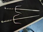 Chrome stalen Octagonal Sais, Sport en Fitness, Vechtsporten en Zelfverdediging, Vechtsportmaterialen, Overige, Zo goed als nieuw