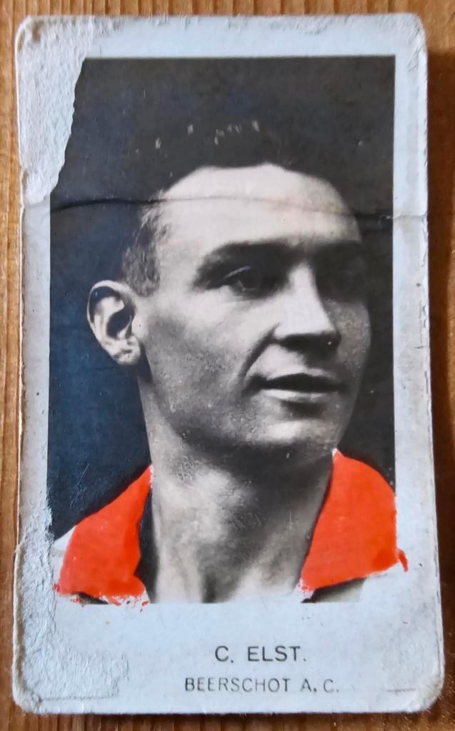 1930s (pre panini) Corneel Elst Beerschot A.C., Hobby en Vrije tijd, Stickers en Plaatjes, Gebruikt, Plaatje, Ophalen of Verzenden