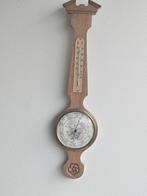Super mooie vintage massief barometer met  volgende melding, Ophalen of Verzenden, Barometer