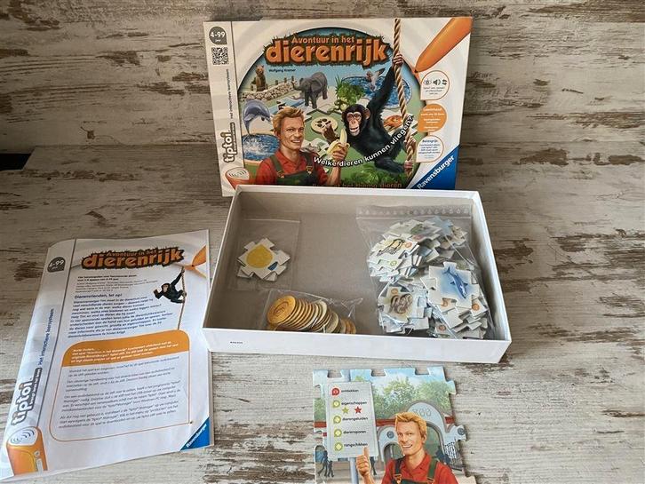 Tiptoi avontuur in het dierenrijk [s467], Hobby & Loisirs créatifs, Jeux de société | Jeux de plateau, Comme neuf, Envoi