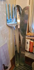 Reuze Lepel - mes -vork, Ophalen of Verzenden, Nieuw, Inox of Chroom