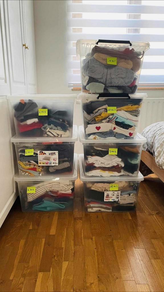 Vêtement garçon  taille 6 mois -> 18mois, Kinderen en Baby's, Kinderkleding | Kinder-kledingpakketten, Zo goed als nieuw, Ophalen