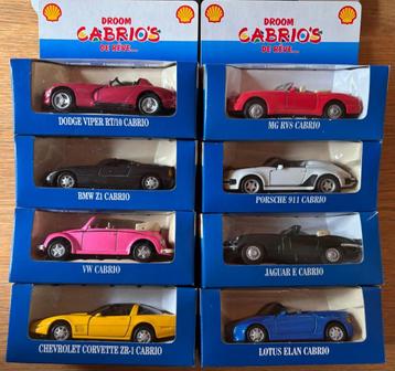 Droom cabrio's Shell - 8 verschillende modellen, Enlèvement ou Envoi, Neuf, Voiture, Autres marques